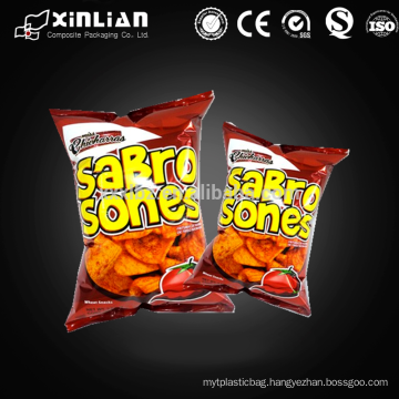 Food grade Heat seal back sealed aluminum plastic potato chips packaging bags